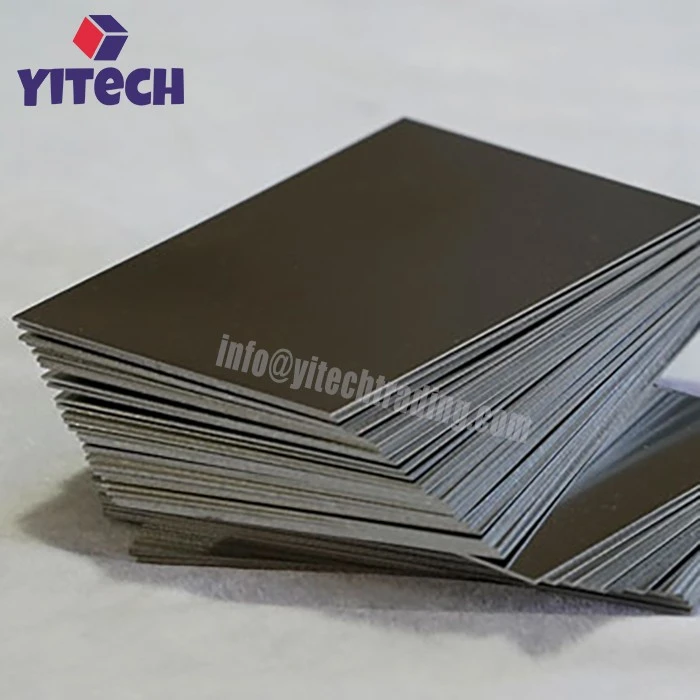Nickel Titanium alloys sheet 6 Nickel Titanium alloys sheet 6